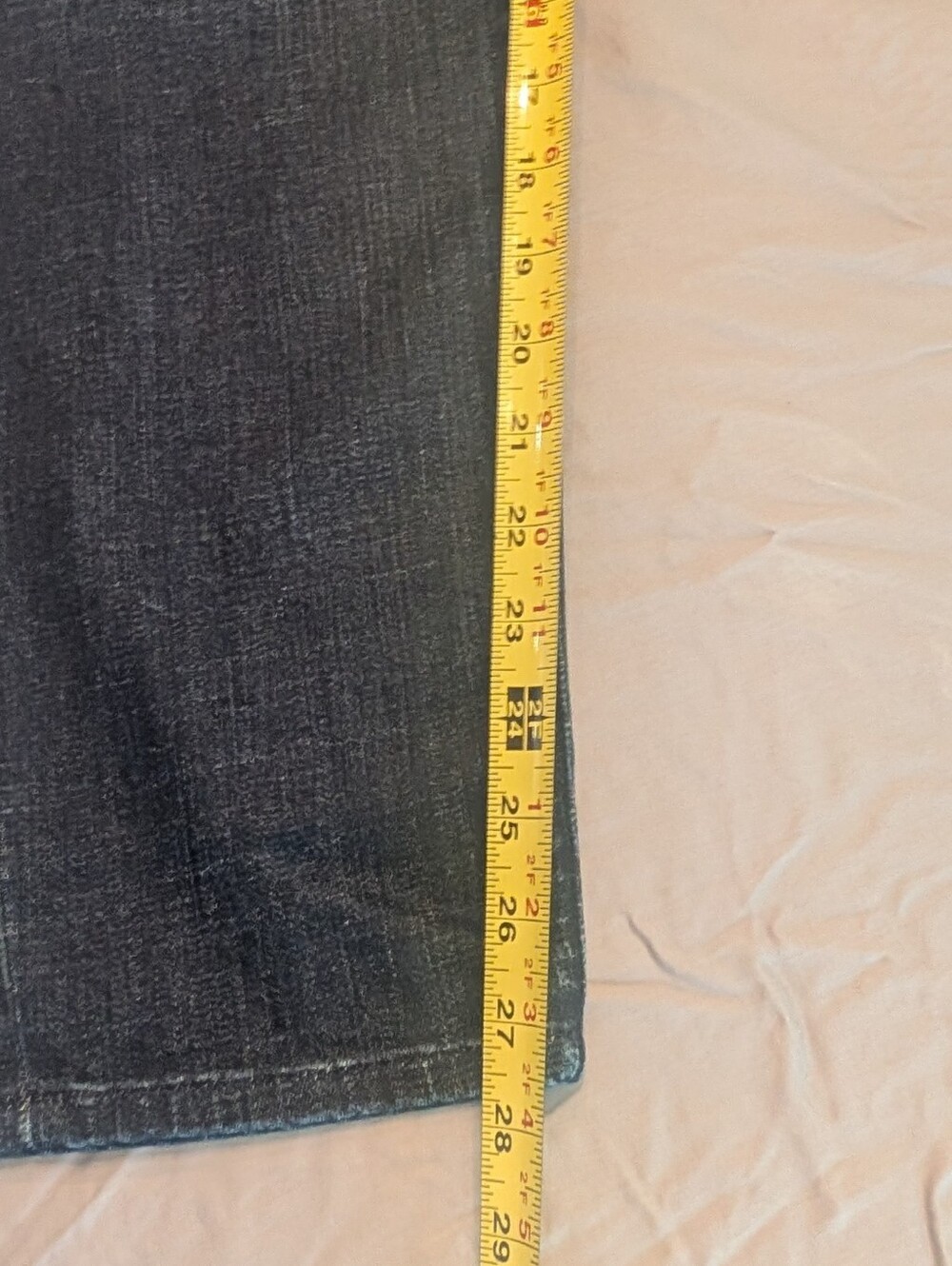 Good American Good Legs Slim Straight Dark Indigo Jeans - Picture 6 of 8